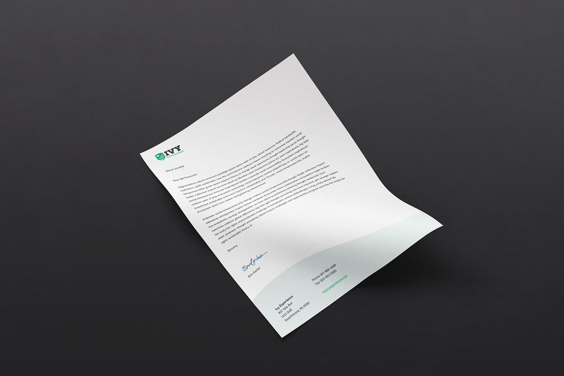 Ivy Experience - Brand & Website Design