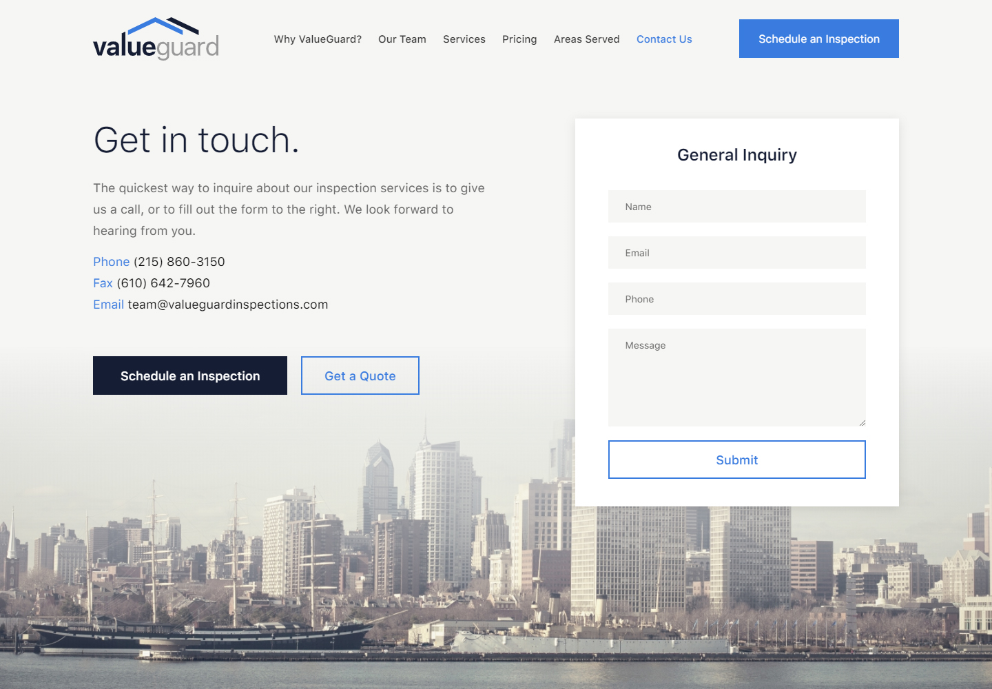 ValueGuard - Brand & Website Design